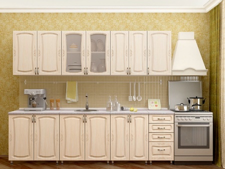 Кухонный Гарнитур Бельгия МДФ 2600 мм